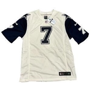 Nike Men's Dallas Cowboys Trevon Diggs Game Jersey White Size L